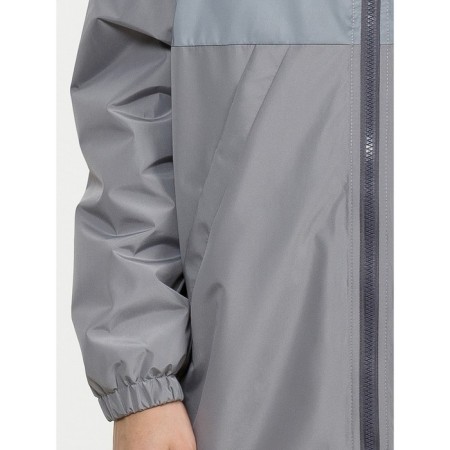 Windbreaker for boys, height 128 cm, gray color-6