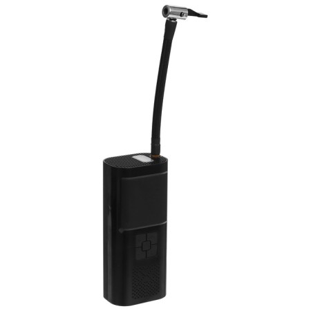 Electric pump, with a display and a flashlight