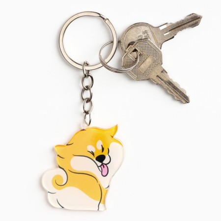 Acrylic key a keychain "I'm not a gift", 9.7 x 4.3 cm-4
