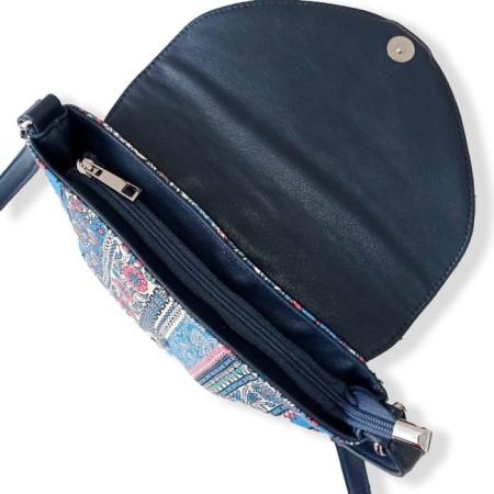 Messenger bag, valve department, blue color-2