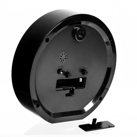 Clock - desktop an alarm clock, discrete move, dial d -15 cm, 15.5 x 4.5 cm, aa-2