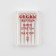 Needles for household sewing machines, for super-glass, No. 75, 5 pcs