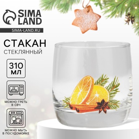 New Year! New Year's glass glass "Mullyneine", 310 ml
