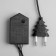 Garland “thread” 5 m, IP20, dark thread, 50 LED, purple glow, 8 modes, 220 V
