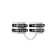 The shackles of Pecado BDSM, soft, with two straps, with eyelets, genuine leather, white-black