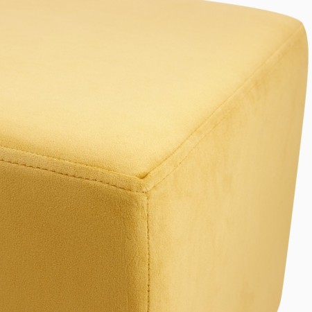 Albero Puff, Ultra Mustard fabric-2