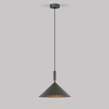 Suspended lamp Eurosvet Nippon 50024/1, E27, 1x40W, 350x350 mm, color gray color