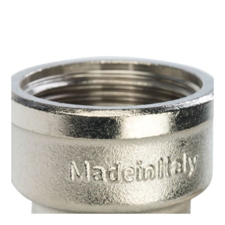 STOUT SFT-0016-000001, 1 ", external/internal thread, with emphasis, nickel. Brass-6