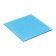 Block with a sticky edge of 76mm x 76mm 50l plastic transparent blue mother