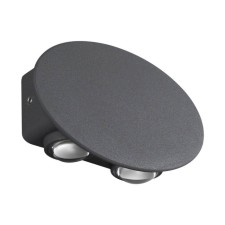 Calle lamp, 4x4W Led, 4000k, 340lm, IP54, gray color.