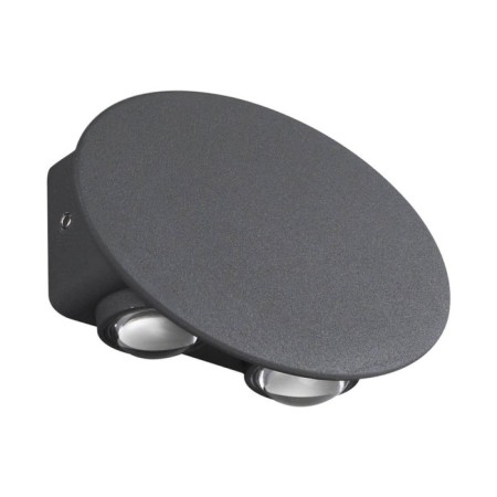 Calle lamp, 4x4W Led, 4000k, 340lm, IP54, gray color.