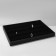 Stand for rings with hooks 56 seats, 35 × 24 × 3 cm, black color