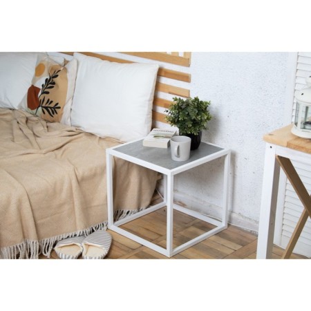 Tumbling table 1, 400x400x400, white Muar/Metropolitan Gray