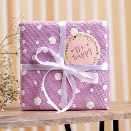 Packaging burlap with the application of "joy" with postcards, 0.5 x 4 m-3