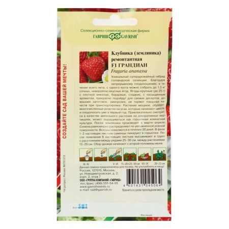 Strawberries "Grandian", F1, 5 pcs-1
