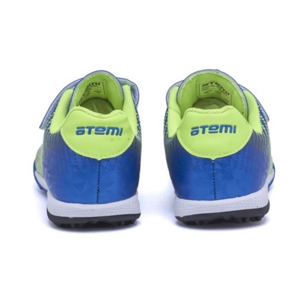 BUTS football ATEMI SBA-006 Turf Kids, Blue/bright Salad, size 31-7