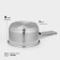 ORION bucket, 1 l, d = 14 cm, glass cover, heat distribution bottom, induction