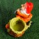 Figure Kashpo "Gnome at the hemp No. 2, 21x18x17 cm