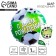 Foil balloon 18 "Happy Birthday. Football", Circle, Green Color