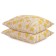 Set of pillowcases Scandinavian Touch, size 50x70 cm, 2 pcs, mustard color