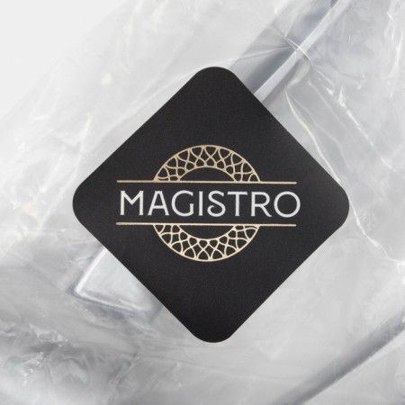 Magistro volt garlic press, stainless steel, silver color-8
