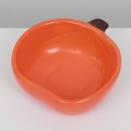 Ceramic bowl for rodents "pumpkin" 10 x 10 x 4.3 cm-3