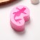 Mold Dolyana "Fish", silicone, 7.2 × 4.7 × 2.3 cm, pink color