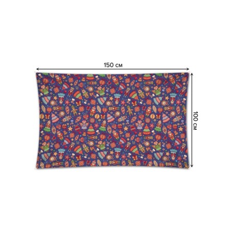 Decorative panel with photo printing "Retro toys", horizontal, size 100x150 cm-1