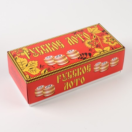 Lotto Russian, wooden, board game, with barrels-3