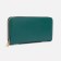 Women's wallet with lightning, green color