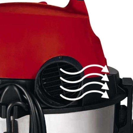 Construction vacuum cleaner Einhell TC-VC 1820 S, 1250 W, stainless steel 20 l, 1.5 m, d = 36 mm-10