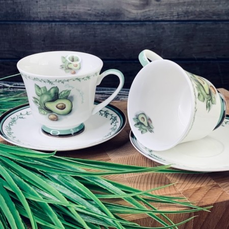Tea set of Lenardi "Avocado", 12 items-1
