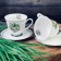 Tea set of Lenardi "Avocado", 12 items