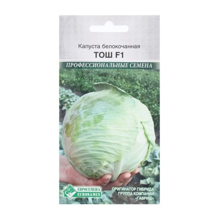 Cabbage seeds White Tosha F1, 10 pcs