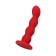 Anal phalloimitator Favorite, silicone, red color, 13 cm, d = 2.8 cm