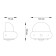 Calle lamp, 2x7W LED, 4000K, 595LM, IP54, gray color gray