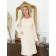 Female dress, size 52, milk color