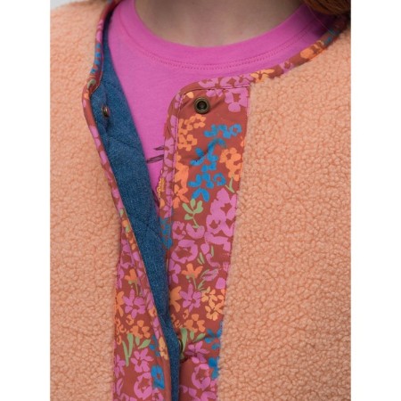 Bilateral jacket for girls, height 146 cm, jeans color-15
