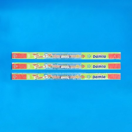 Sour marmalade - straps "Damla", watermelon, 15 g-4