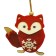 Set for creativity - Create the Christmas tree decoration "Fox with Snezhinka"