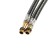 Flexible eyeliner for the Zein mixer, fiber-neong, 1/2 ", M10, 30 cm, set 2 pcs, black
