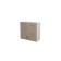 Cabinet hinged lira 800x300x720 2 doors white/quado shimo light