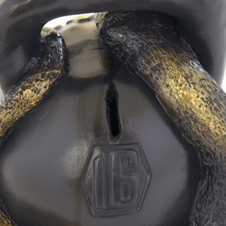 The piggy bank "Snake with weights" is black, 25 cm-4