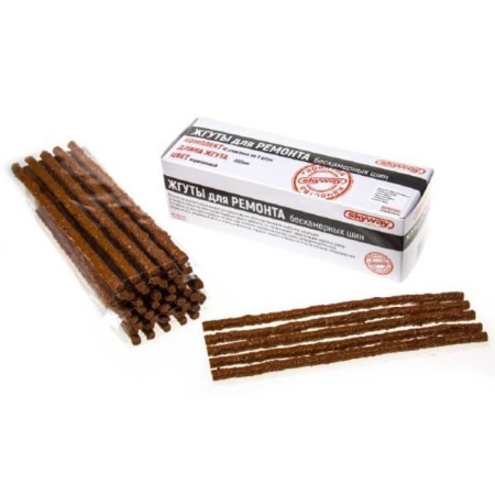 Burnfish for repairing free tires, 6x100mm, SkyWay, rubber, brown, set 50 pcs, S07501001