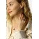 Set 3 objects: earrings, pendant, ring dimensionless "Edel" drop, blue color in gold, 45 cm