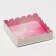 Box for cookies with PVC lid, "love", 12 x 12 x 3 cm