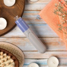 Facial massage Luazon LEM-30, vacuum, 1XAA (not in the kit), white-lilac