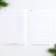 New Year. Notepad with A5 predictions, 12 sheets of "marble"