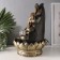 The desktop fountain from the network, the backlight "Ganesha in the Temple" Bronze 40x25x25 cm