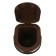 Bucket-bucket, h = 40 cm, 13 l, with a removable pen, brown